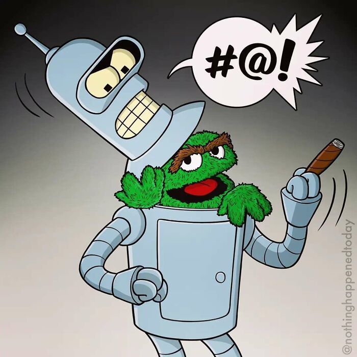 Este artista revelar a vida secreta de personagens da cultura pop (52 fotos) 33