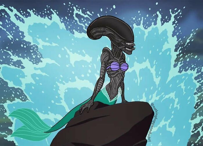 Este artista revelar a vida secreta de personagens da cultura pop (52 fotos) 34