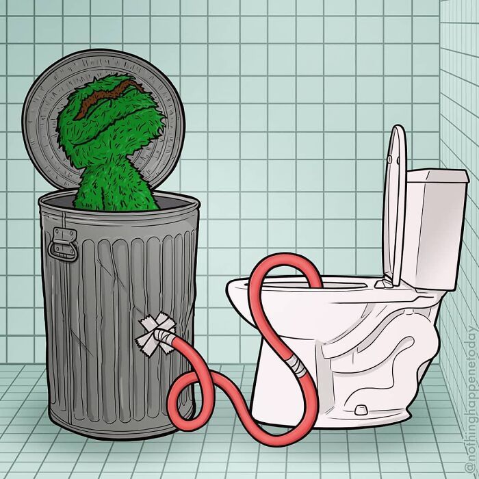 Este artista revelar a vida secreta de personagens da cultura pop (52 fotos) 36