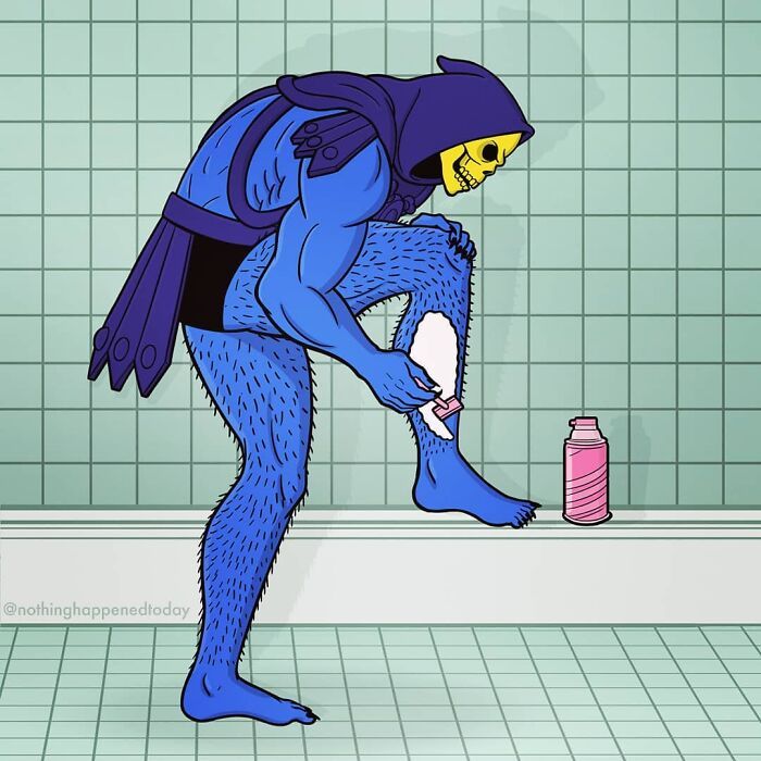 Este artista revelar a vida secreta de personagens da cultura pop (52 fotos) 41