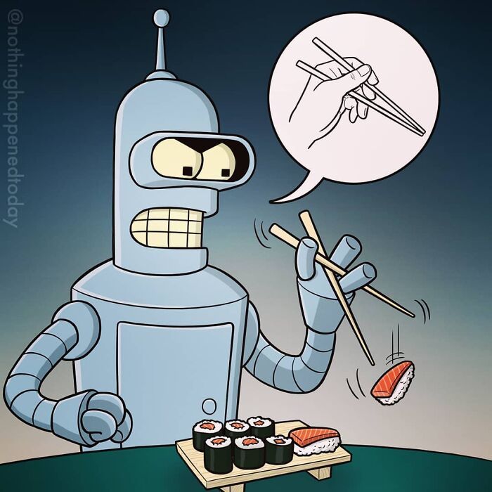 Este artista revelar a vida secreta de personagens da cultura pop (52 fotos) 42