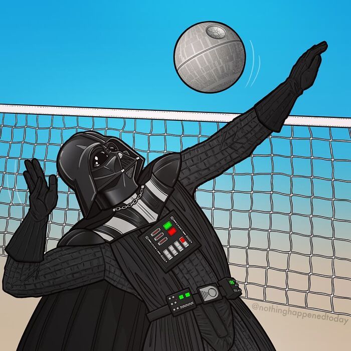 Este artista revelar a vida secreta de personagens da cultura pop (52 fotos) 43