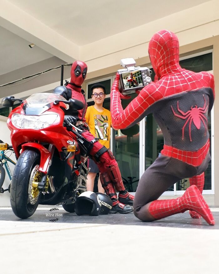 Este cara usa a perspectiva para criar cenas incríveis com bonecos de super-heróis (40 fotos) 10