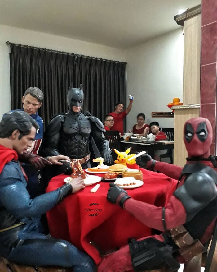 Este cara usa a perspectiva para criar cenas incríveis com bonecos de super-heróis (40 fotos) 14