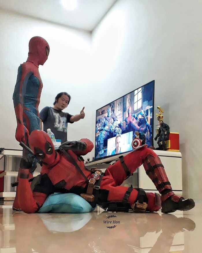 Este cara usa a perspectiva para criar cenas incríveis com bonecos de super-heróis (40 fotos) 27
