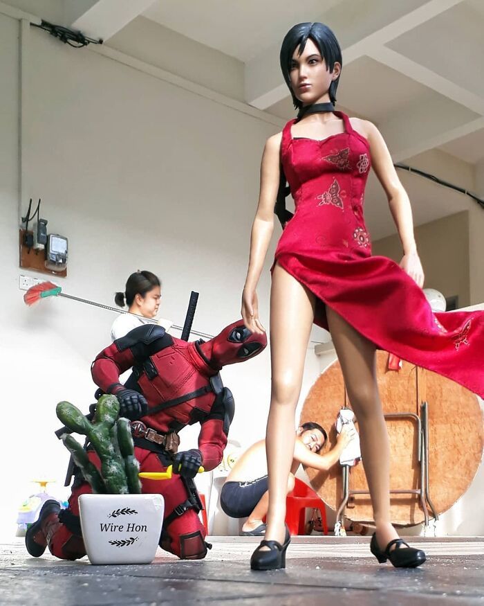 Este cara usa a perspectiva para criar cenas incríveis com bonecos de super-heróis (40 fotos) 39