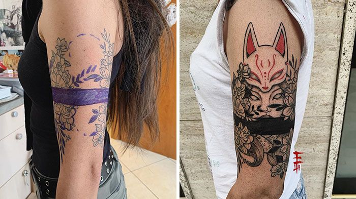 59 exemplos surpreendentes de mestres de tinta dando uma reforma incrível em tatuagens velha e feia 11