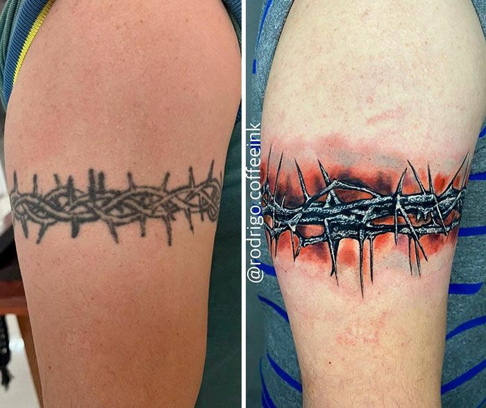 59 exemplos surpreendentes de mestres de tinta dando uma reforma incrível em tatuagens velha e feia 23
