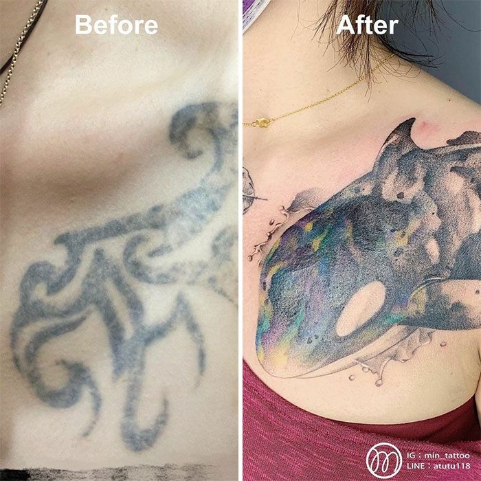 59 exemplos surpreendentes de mestres de tinta dando uma reforma incrível em tatuagens velha e feia 26