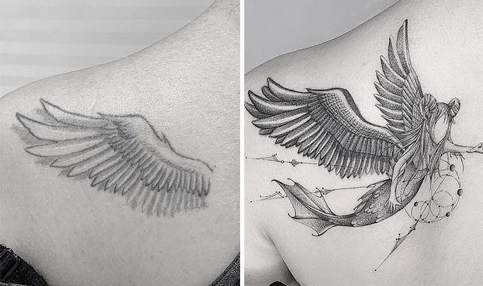 59 exemplos surpreendentes de mestres de tinta dando uma reforma incrível em tatuagens velha e feia 43