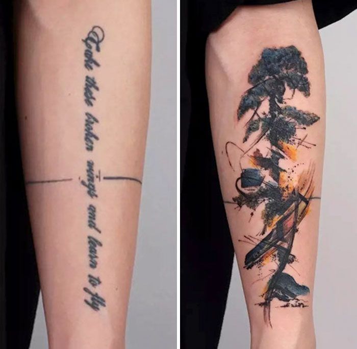 59 exemplos surpreendentes de mestres de tinta dando uma reforma incrível em tatuagens velha e feia 50