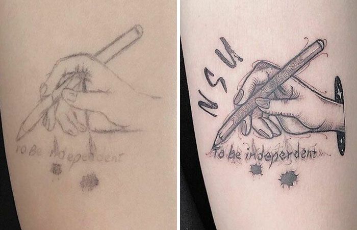 59 exemplos surpreendentes de mestres de tinta dando uma reforma incrível em tatuagens velha e feia 52