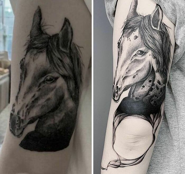 59 exemplos surpreendentes de mestres de tinta dando uma reforma incrível em tatuagens velha e feia 53