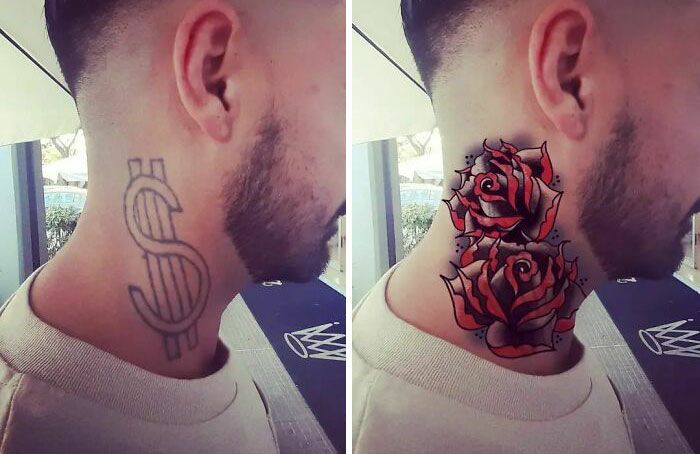 59 exemplos surpreendentes de mestres de tinta dando uma reforma incrível em tatuagens velha e feia 54