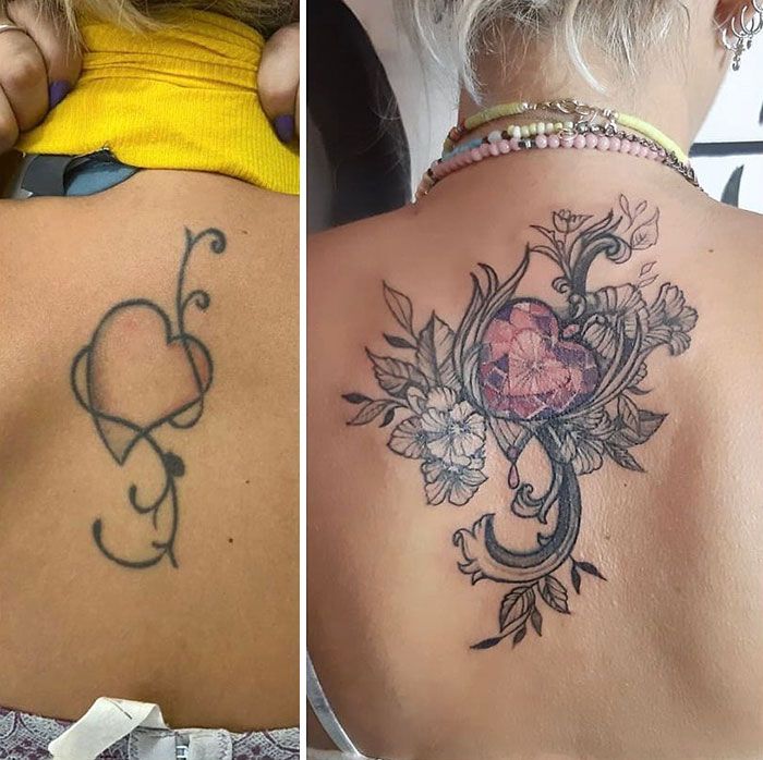 59 exemplos surpreendentes de mestres de tinta dando uma reforma incrível em tatuagens velha e feia 59