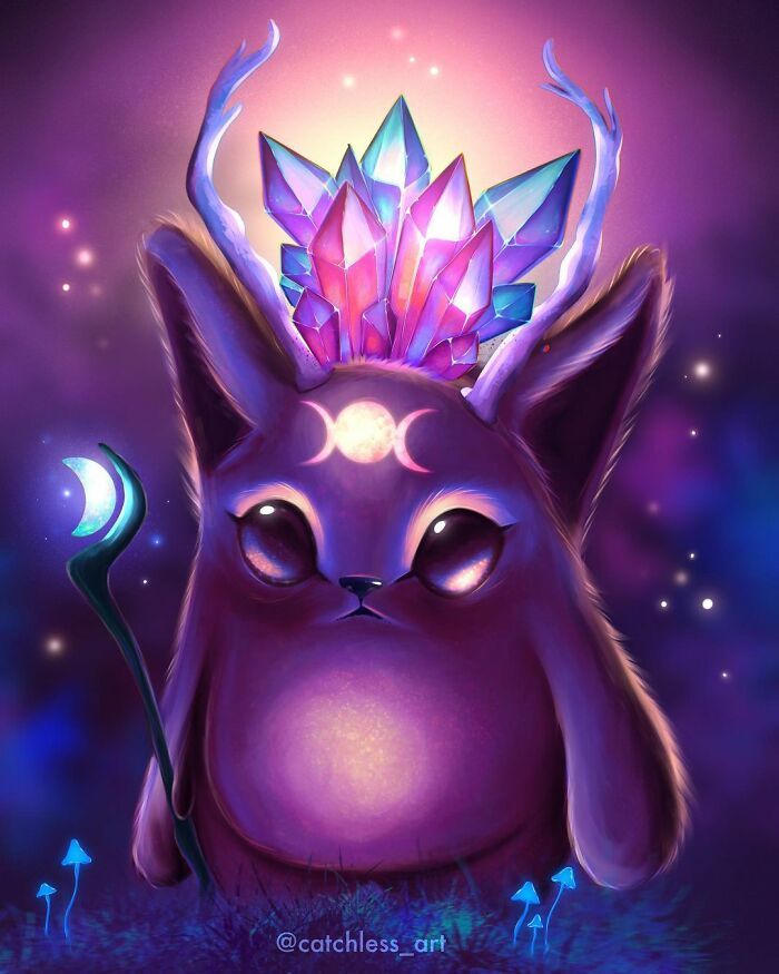 32 monstros celestiais brilhantes e fofos 6