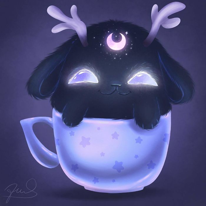 32 monstros celestiais brilhantes e fofos 13