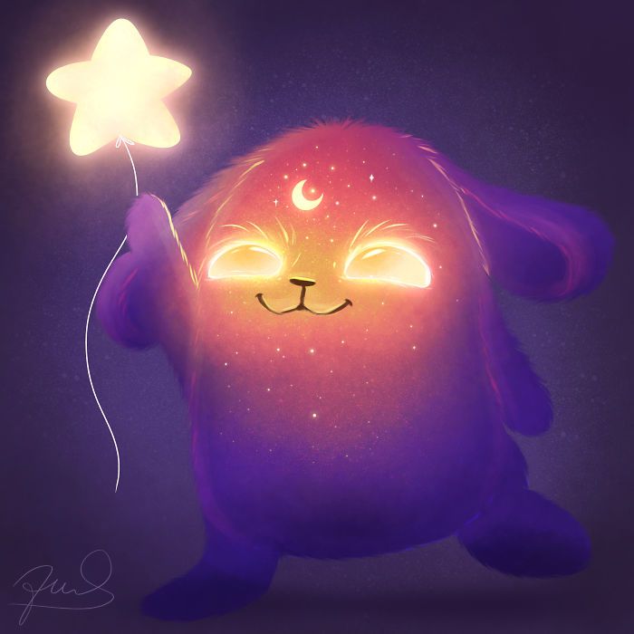 32 monstros celestiais brilhantes e fofos 28