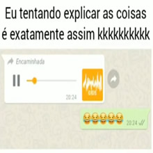 Eu tentando explicar as coisas