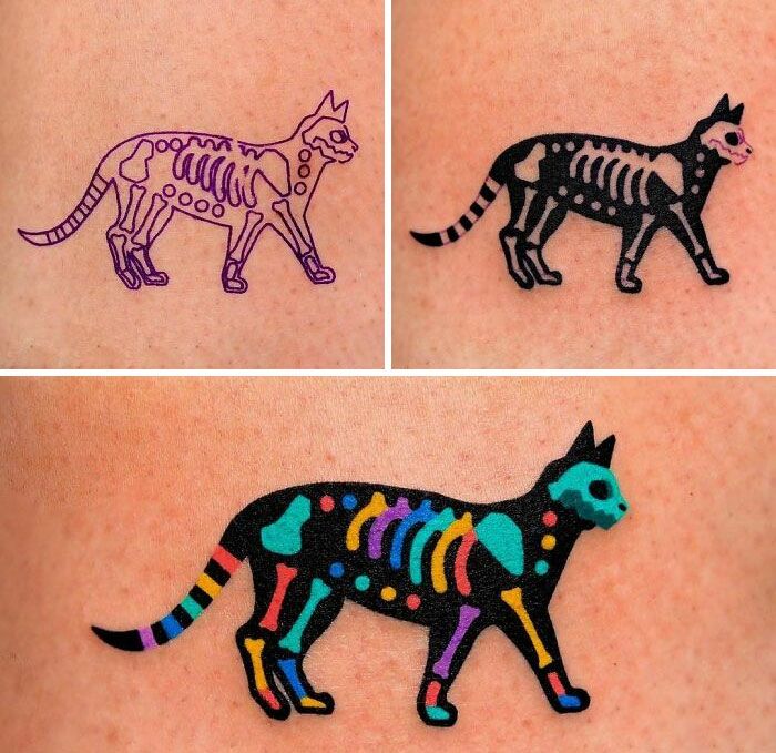 54 tatuagens inspiradas no Halloween de pessoas que fizeram seu amor pelo terror permanente 42