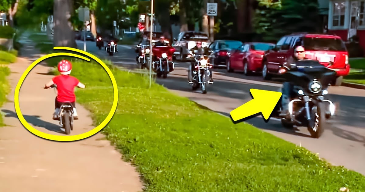 Uma menina de 7 anos estava andando de bicicleta quando os justiceiros apareceram