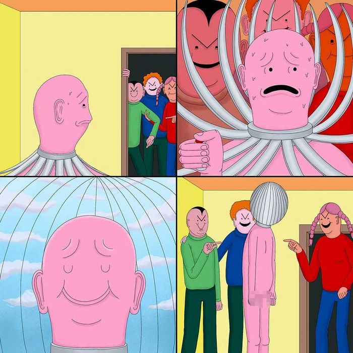 Artista cria quadrinhos que envolvem humor negro, surrealismo e sátira (40 fotos) 1