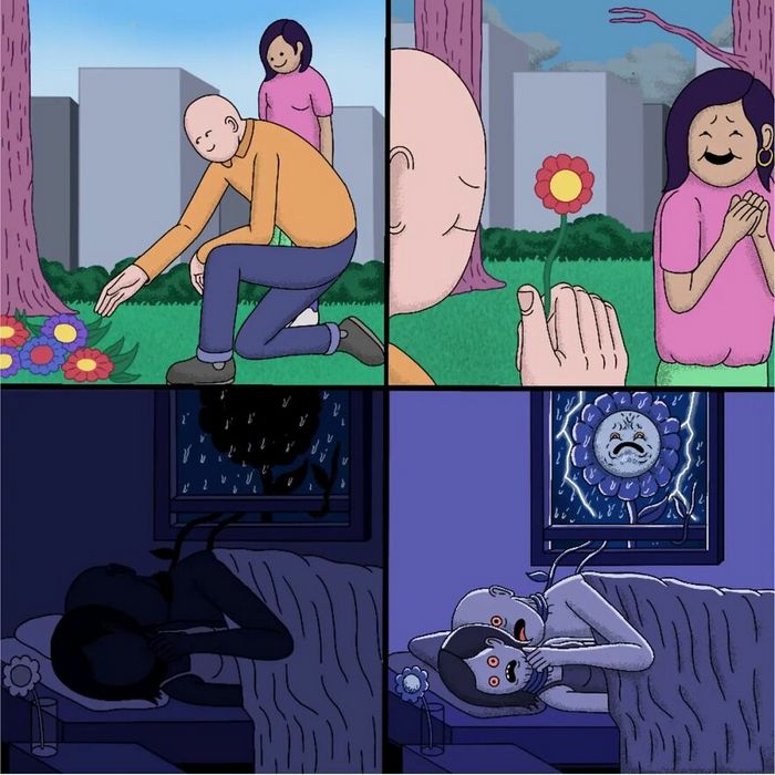 Artista cria quadrinhos que envolvem humor negro, surrealismo e sátira (40 fotos) 22