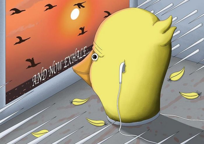 Artista cria quadrinhos que envolvem humor negro, surrealismo e sátira (40 fotos) 26