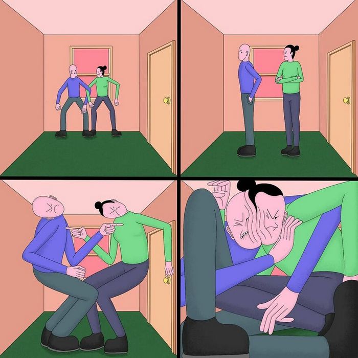 Artista cria quadrinhos que envolvem humor negro, surrealismo e sátira (40 fotos) 32