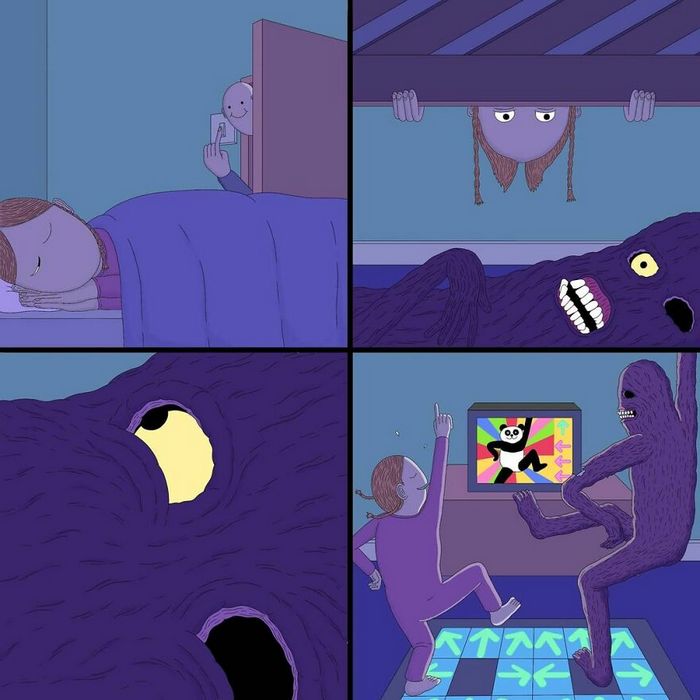 Artista cria quadrinhos que envolvem humor negro, surrealismo e sátira (40 fotos) 36