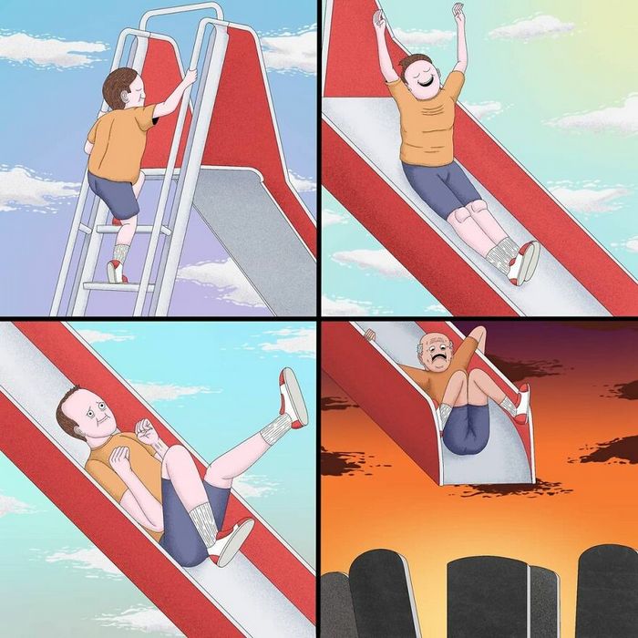 Artista cria quadrinhos que envolvem humor negro, surrealismo e sátira (40 fotos) 37