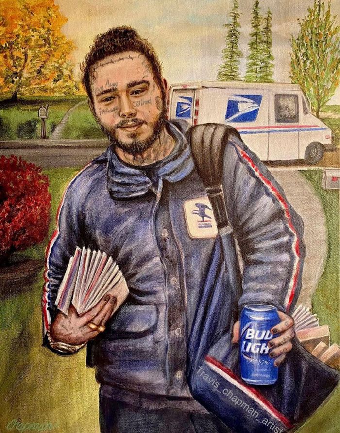 Artista pega cenas clássicas e as usa para criar pinturas humorísticas (48 fotos) 7