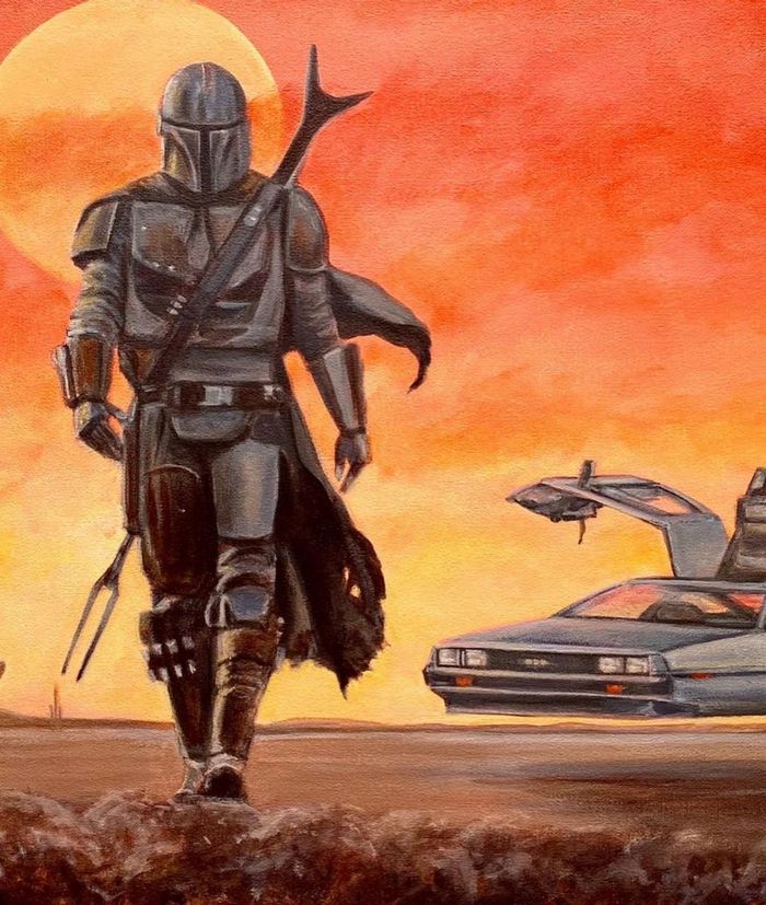 Artista pega cenas clássicas e as usa para criar pinturas humorísticas (48 fotos) 22