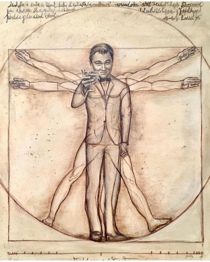 Artista pega cenas clássicas e as usa para criar pinturas humorísticas (48 fotos) 25