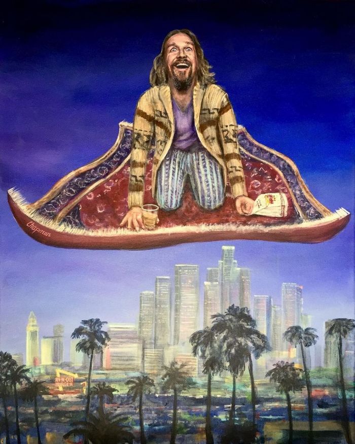 Artista pega cenas clássicas e as usa para criar pinturas humorísticas (48 fotos) 42