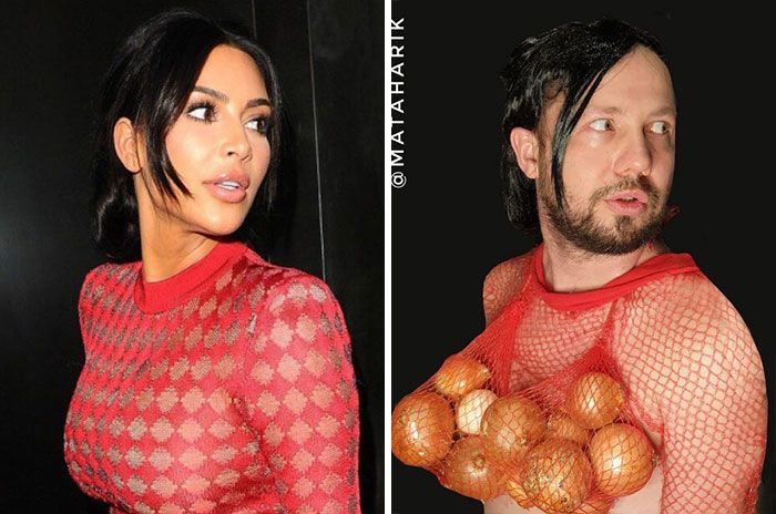 Esse cara decidiu parodiar roupas de celebridades (34 fotos) 1