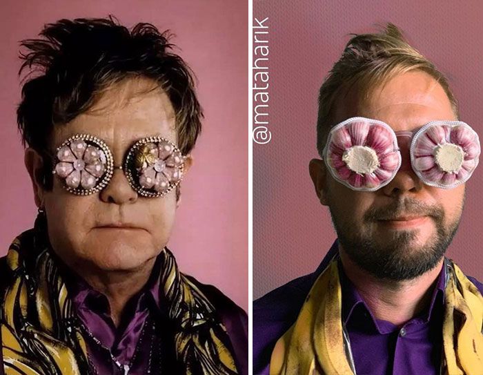 Esse cara decidiu parodiar roupas de celebridades (34 fotos) 10