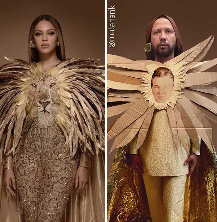 Esse cara decidiu parodiar roupas de celebridades (34 fotos) 14