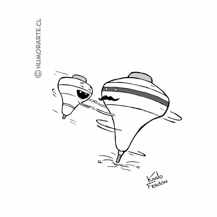 Este artista faz quadrinhos humorísticos sem diálogo (42 fotos) 2