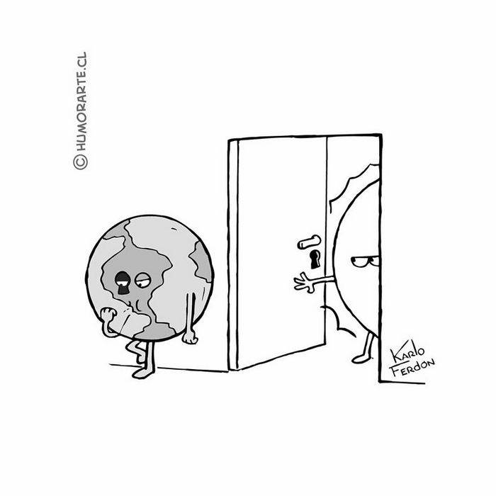 Este artista faz quadrinhos humorísticos sem diálogo (42 fotos) 13