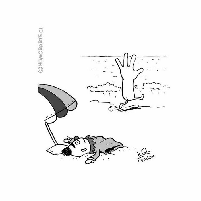 Este artista faz quadrinhos humorísticos sem diálogo (42 fotos) 15