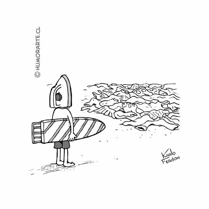 Este artista faz quadrinhos humorísticos sem diálogo (42 fotos) 17