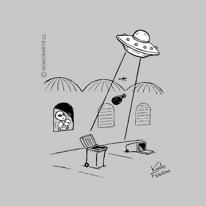 Este artista faz quadrinhos humorísticos sem diálogo (42 fotos) 30