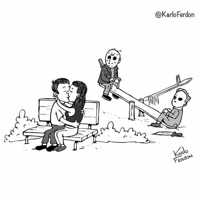 Este artista faz quadrinhos humorísticos sem diálogo (42 fotos) 34