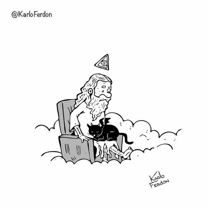 Este artista faz quadrinhos humorísticos sem diálogo (42 fotos) 37