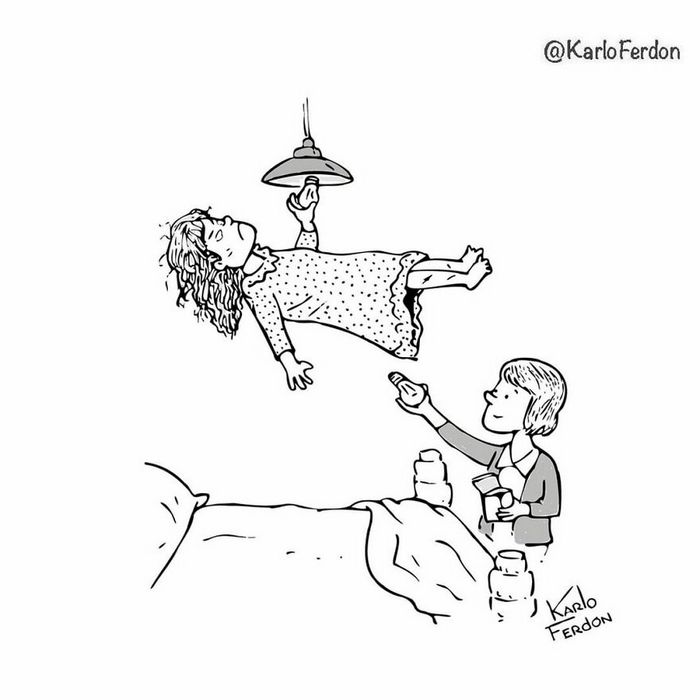 Este artista faz quadrinhos humorísticos sem diálogo (42 fotos) 42