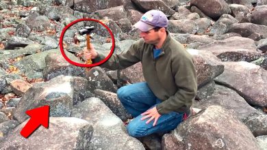 Quando esse cara bateu na pedra com um martelo, uma coisa confusa aconteceu 2