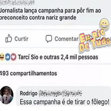Bacana como o brasileiro dá apoio nas redes sociais
