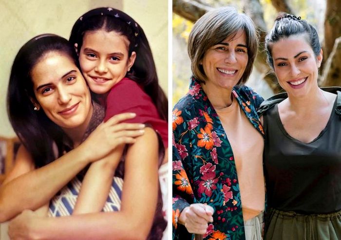 19 antes e depois de celebridades brasileiras com seus filhos 2