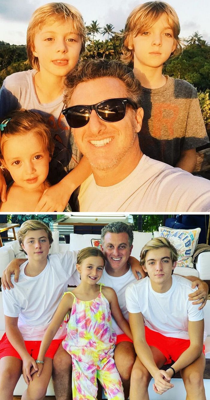 19 antes e depois de celebridades brasileiras com seus filhos 4